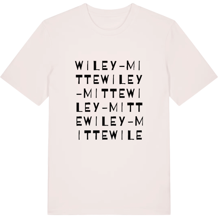 Wiley-Mitte ordlek t-shirt – t-shirt från PinShirt