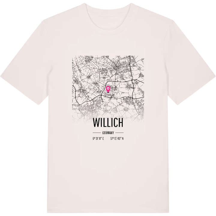 Willich karta t-shirt – t-shirt från PinShirt