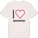 Jag älskar Wincentów t-shirt stort tryck