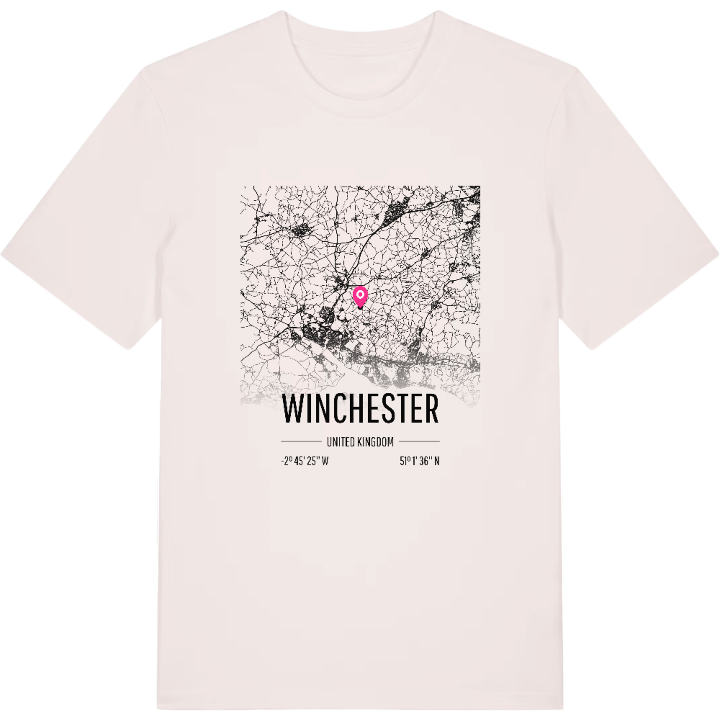 Winchester karta t-shirt – t-shirt från PinShirt