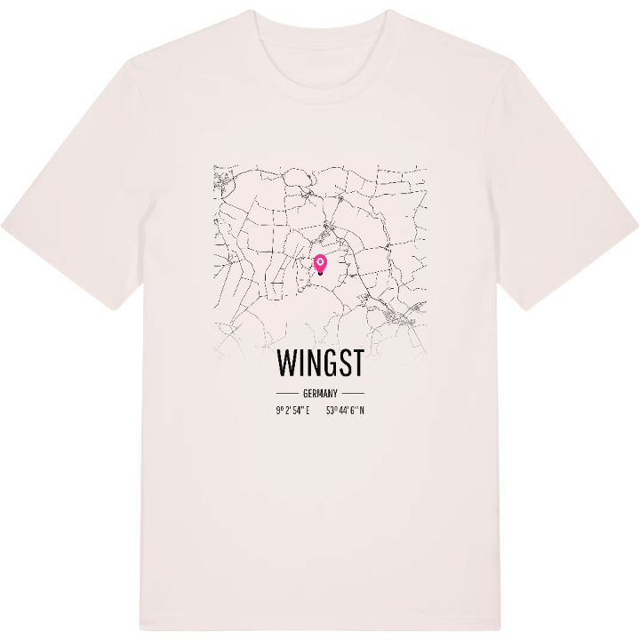 Wingst karta t-shirt – t-shirt från PinShirt