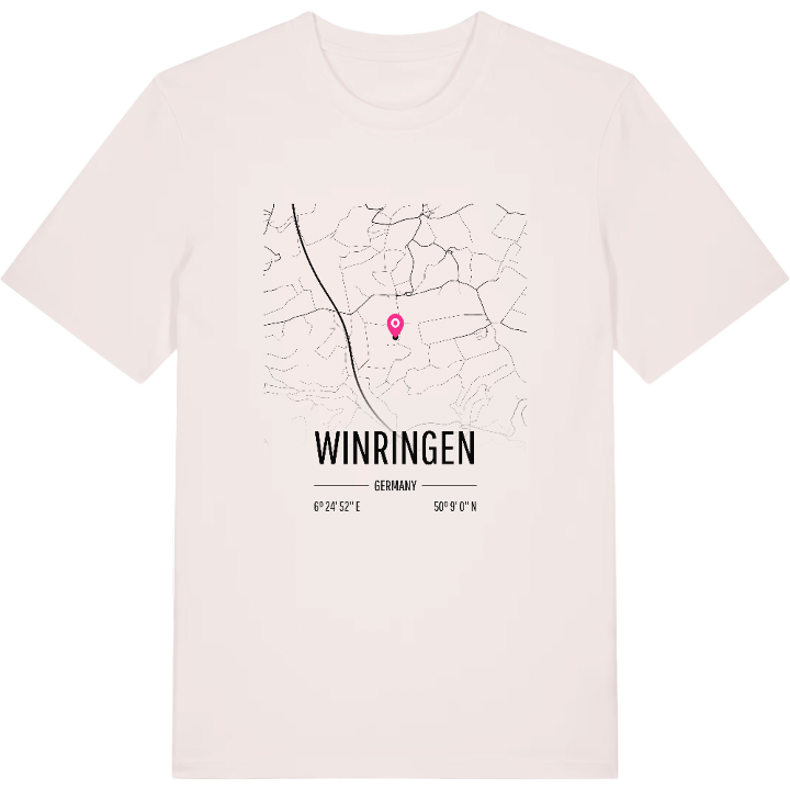 Winringen karta t-shirt – t-shirt från PinShirt