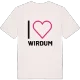 Jag älskar Wirdum t-shirt stort tryck