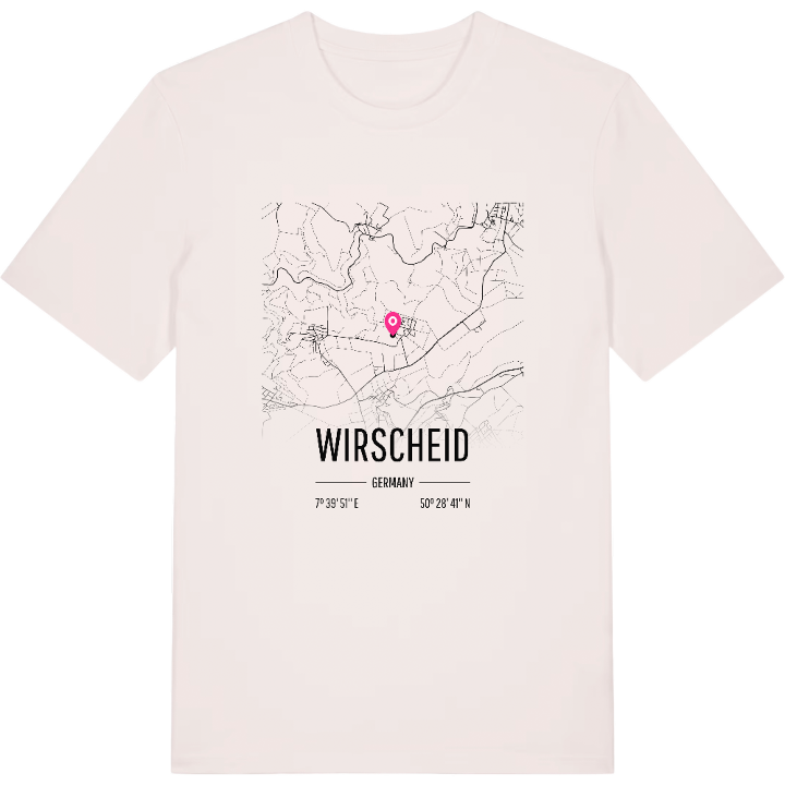 Wirscheid karta t-shirt – t-shirt från PinShirt