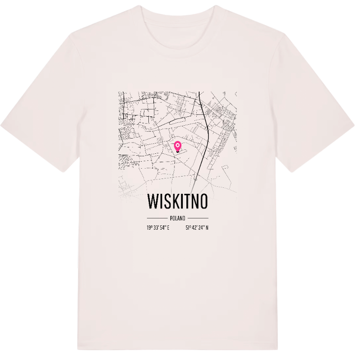 Wiskitno karta t-shirt – t-shirt från PinShirt