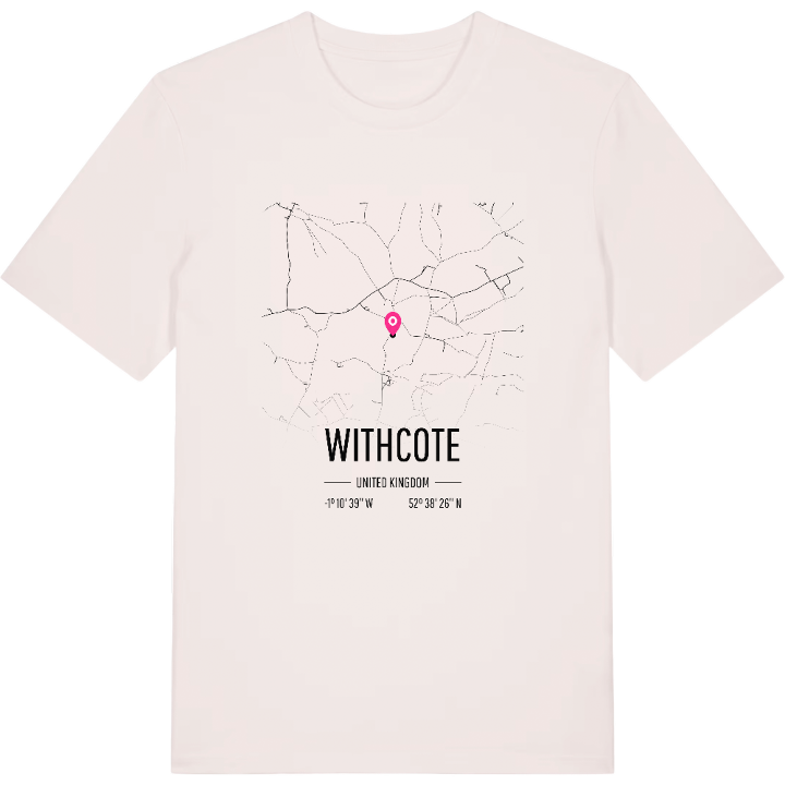 Withcote karta t-shirt – t-shirt från PinShirt