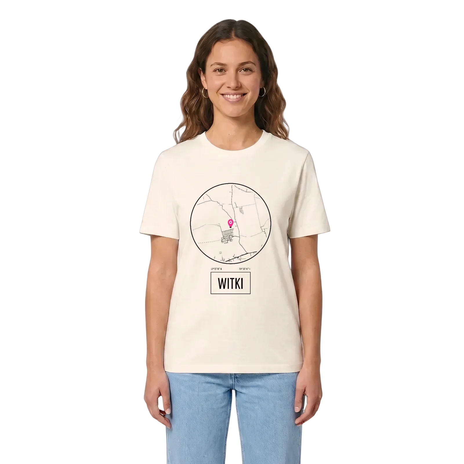 Witki t-shirt – Vintage White, i miljö