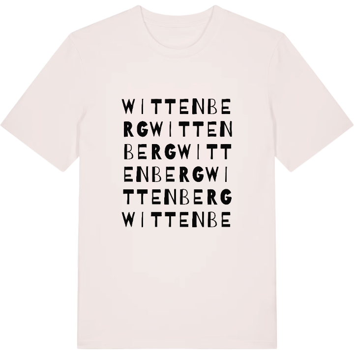 Wittenberg ordlek t-shirt – t-shirt från PinShirt