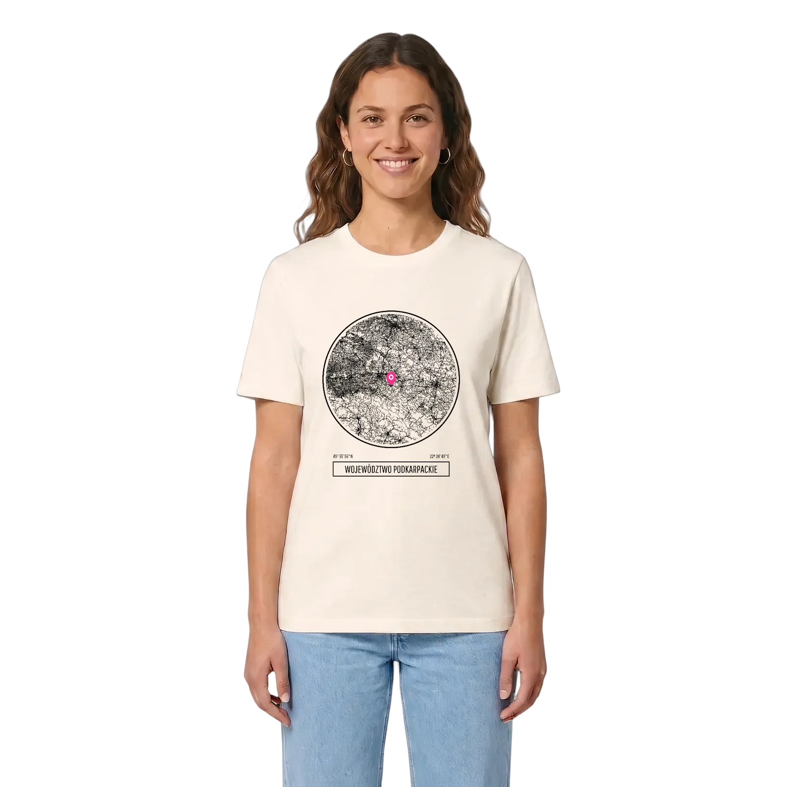województwo podkarpackie t-shirt – Vintage White, i miljö