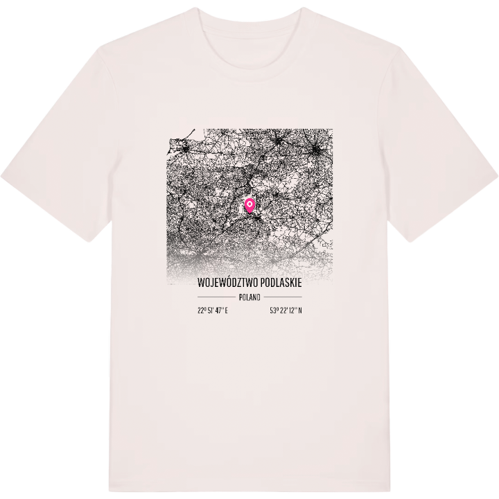 województwo podlaskie karta t-shirt – t-shirt från PinShirt