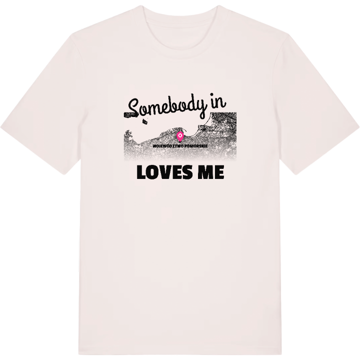 Någon i województwo pomorskie älskar mig t-shirt – t-shirt från PinShirt