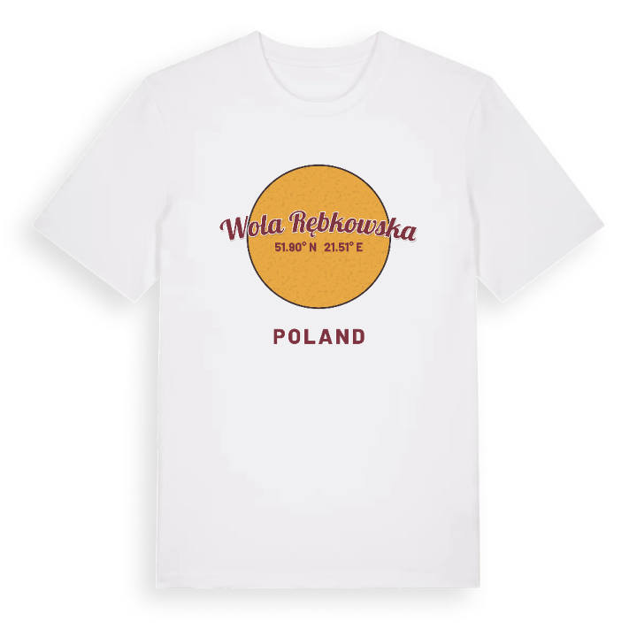 Wola Rębkowska cirkel t-shirt – t-shirt från PinShirt