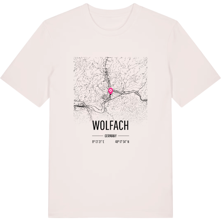 Wolfach karta t-shirt – t-shirt från PinShirt