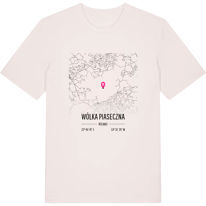 Wólka Piaseczna karta t-shirt – t-shirt från PinShirt