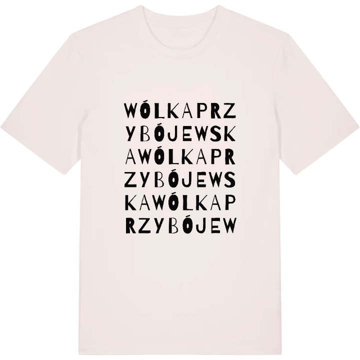 Wólka Przybójewska ordlek t-shirt – t-shirt från PinShirt