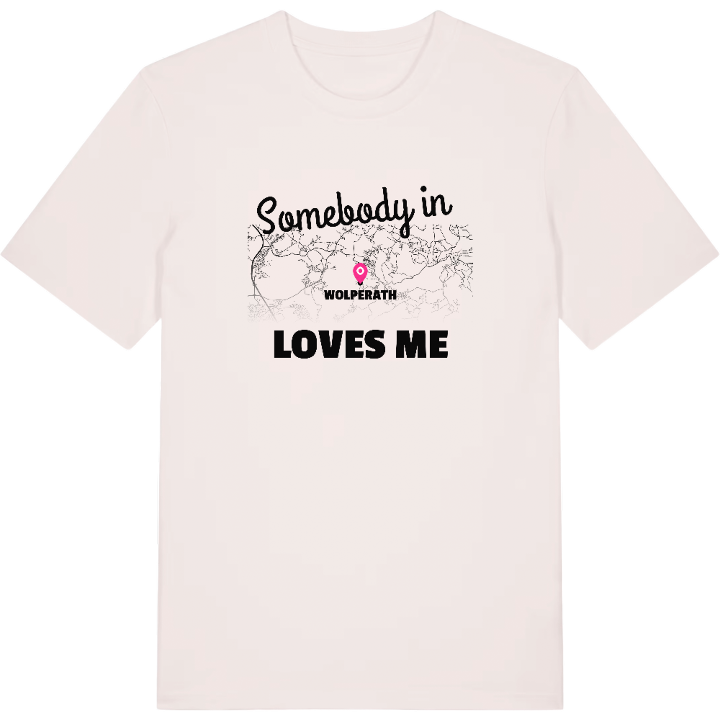 Någon i Wolperath älskar mig t-shirt – t-shirt från PinShirt