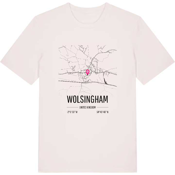 Wolsingham karta t-shirt – t-shirt från PinShirt