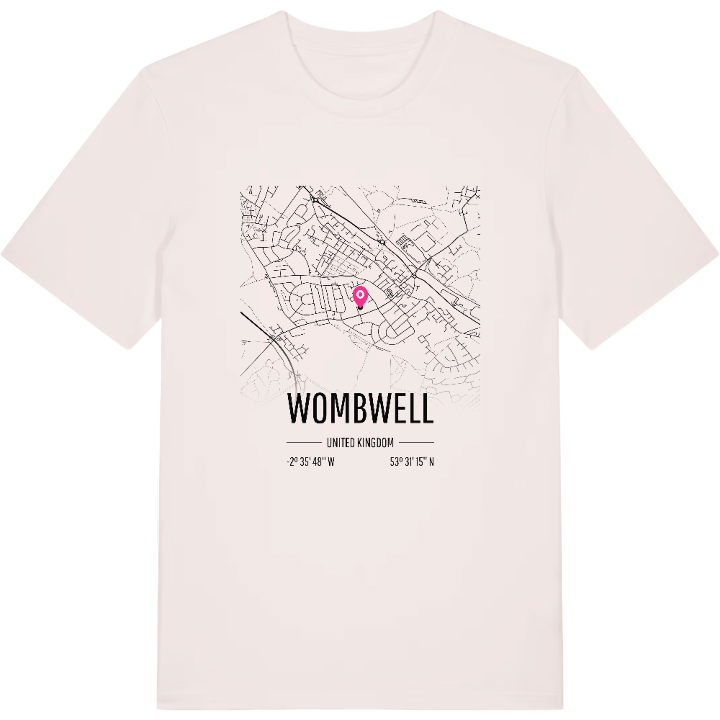 Wombwell karta t-shirt – t-shirt från PinShirt
