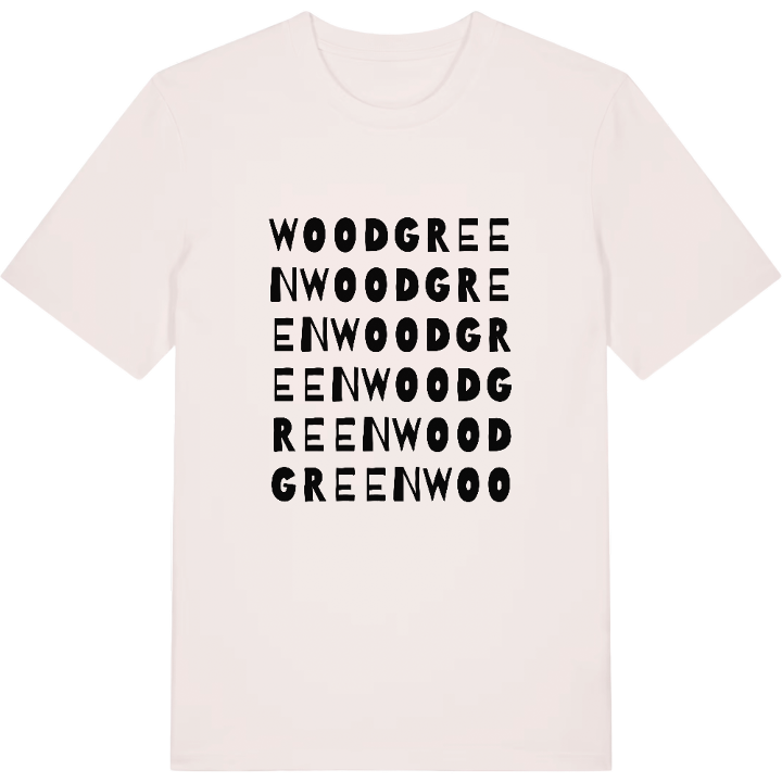 Wood Green ordlek t-shirt – t-shirt från PinShirt