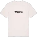 Worms fetstil t-shirt