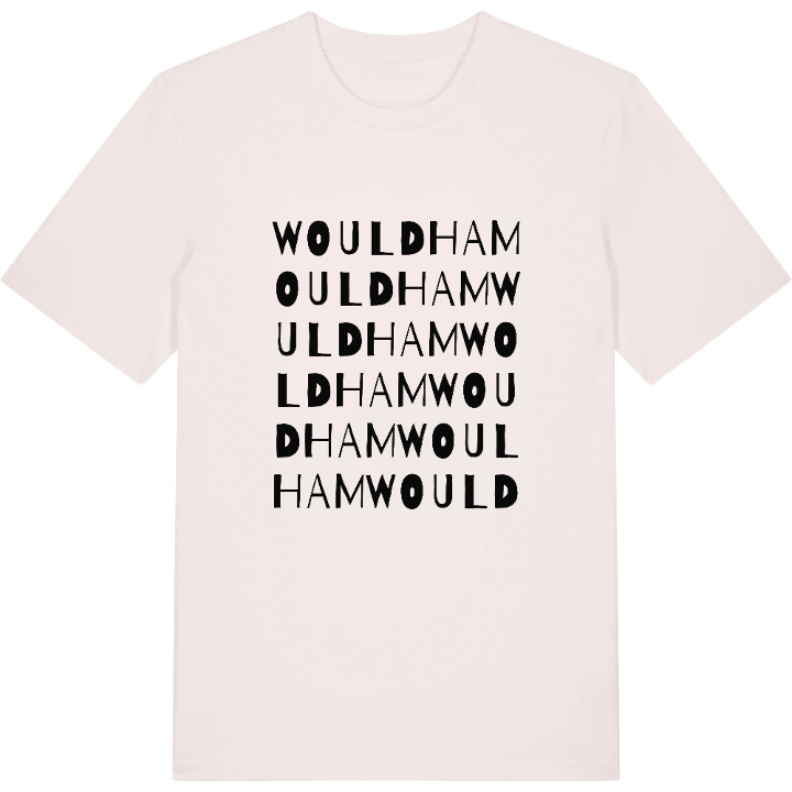 Wouldham ordlek t-shirt – t-shirt från PinShirt