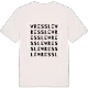 Wressle ordlek t-shirt