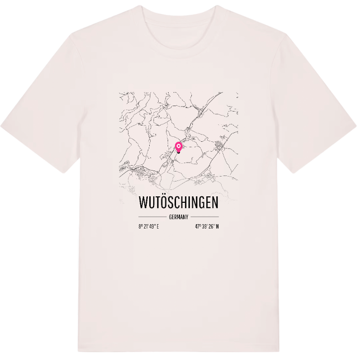 Wutöschingen karta t-shirt – t-shirt från PinShirt