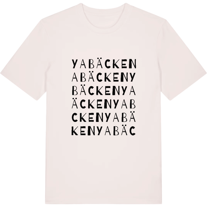 Yabäcken ordlek t-shirt – t-shirt från PinShirt