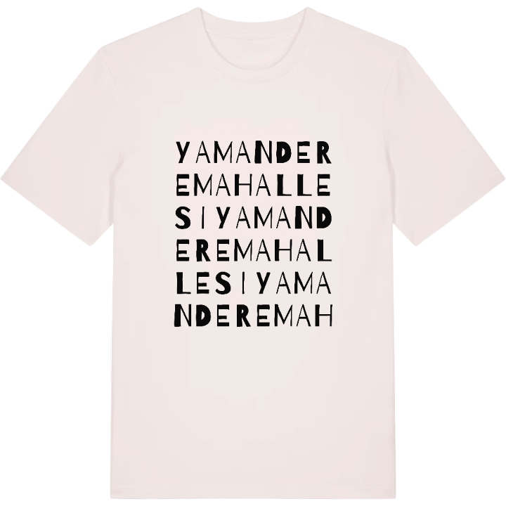 Yamandere Mahallesi ordlek t-shirt – t-shirt från PinShirt