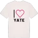 Jag älskar Yate t-shirt stort tryck