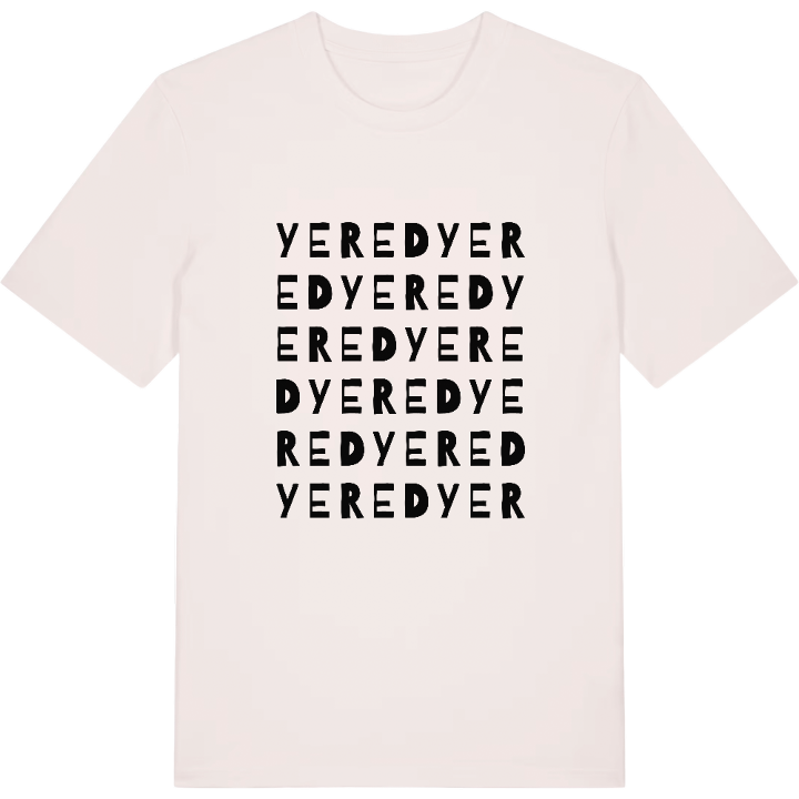 Yered ordlek t-shirt – t-shirt från PinShirt