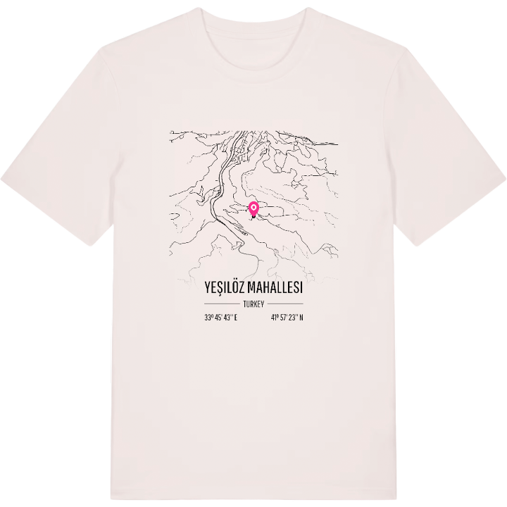 Yeşilöz Mahallesi karta t-shirt – t-shirt från PinShirt