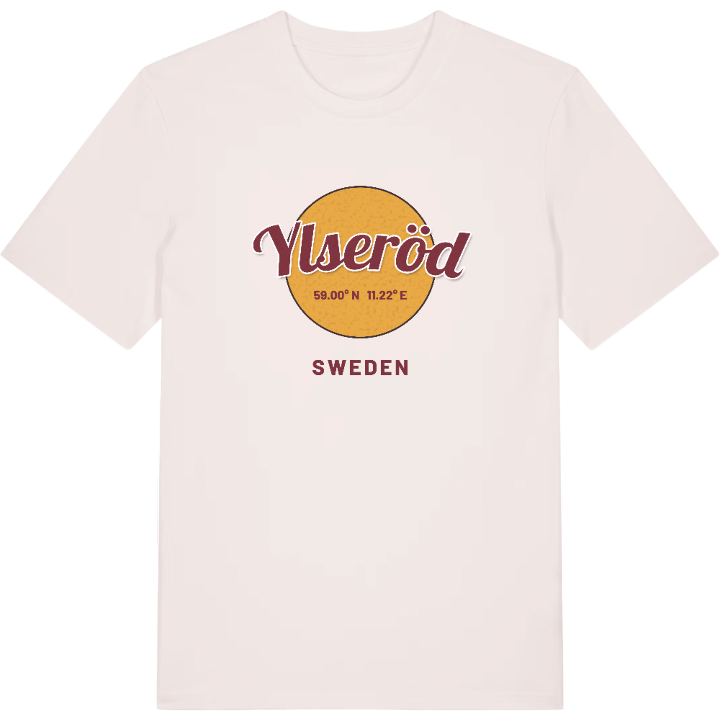 Ylseröd cirkel t-shirt – t-shirt från PinShirt