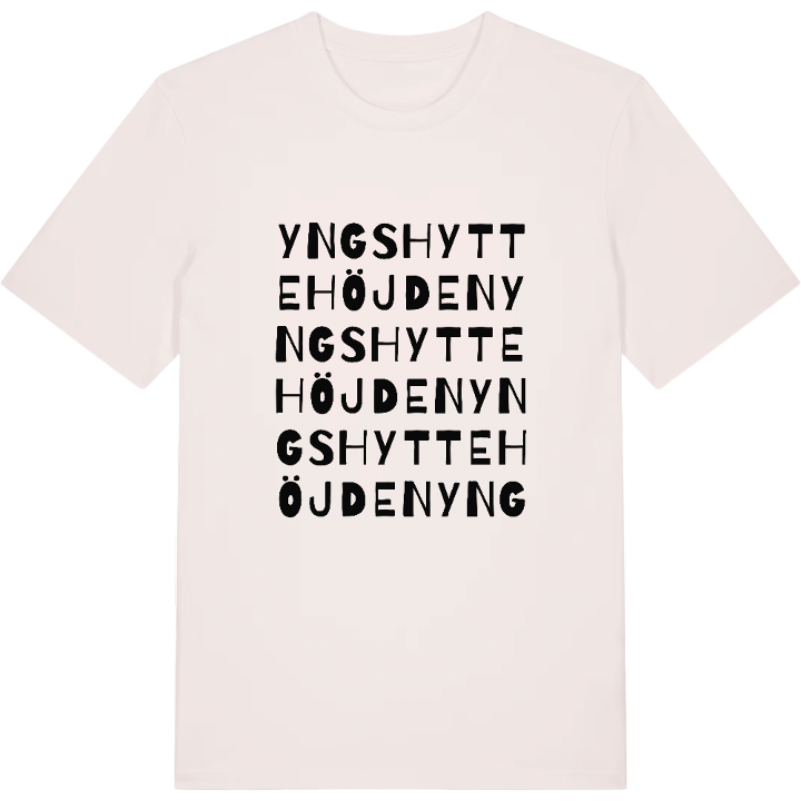 Yngshyttehöjden ordlek t-shirt – t-shirt från PinShirt