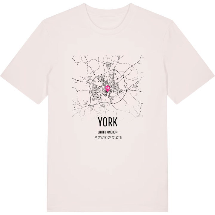 York karta t-shirt – t-shirt från PinShirt