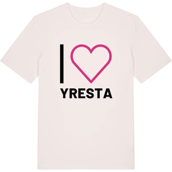 Jag älskar Yresta t-shirt stort tryck – t-shirt från PinShirt