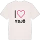 Jag älskar Ysjö t-shirt stort tryck