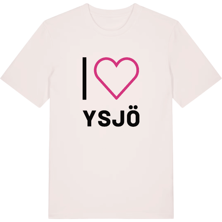 Jag älskar Ysjö t-shirt stort tryck – t-shirt från PinShirt