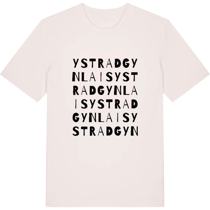 Ystradgynlais ordlek t-shirt – t-shirt från PinShirt