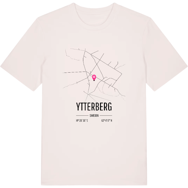Ytterberg karta t-shirt – t-shirt från PinShirt