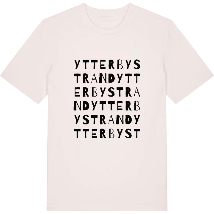 Ytterbystrand ordlek t-shirt – t-shirt från PinShirt