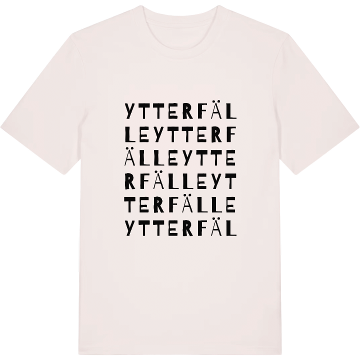 Ytterfälle ordlek t-shirt – t-shirt från PinShirt