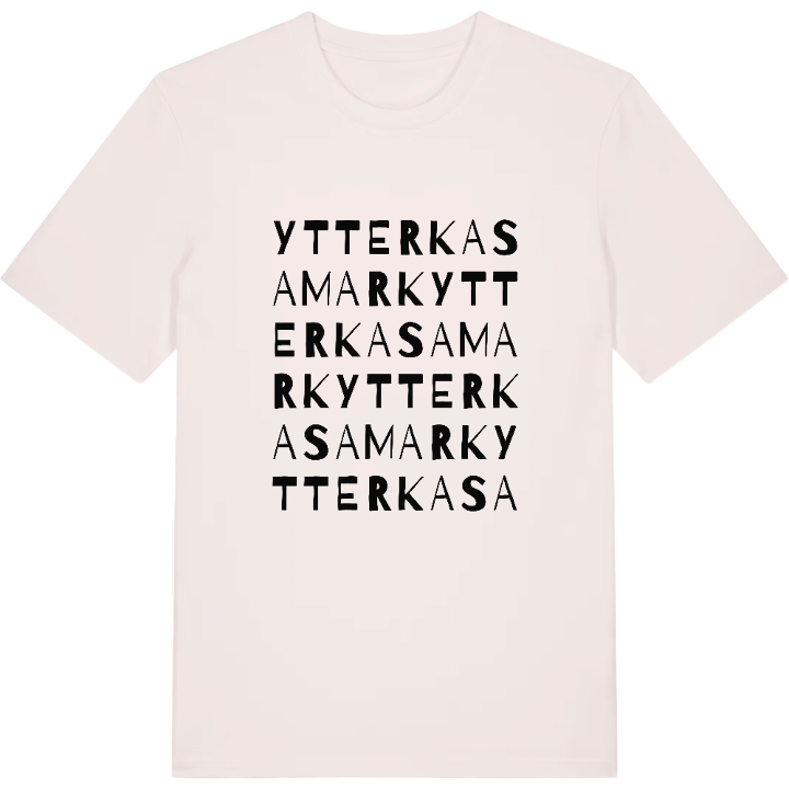 Ytterkasamark ordlek t-shirt – t-shirt från PinShirt