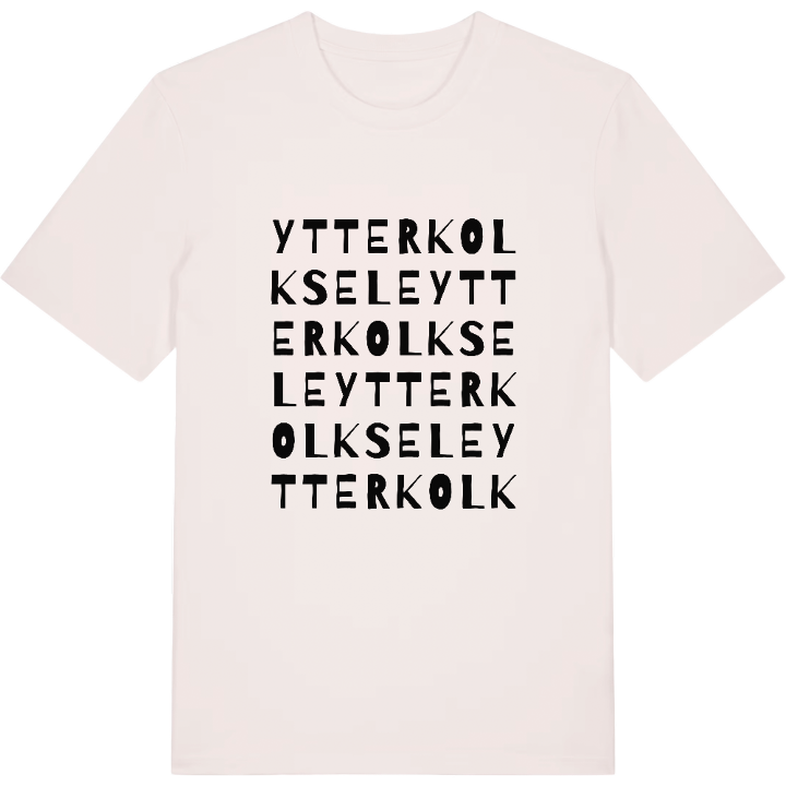 Ytterkolksele ordlek t-shirt – t-shirt från PinShirt