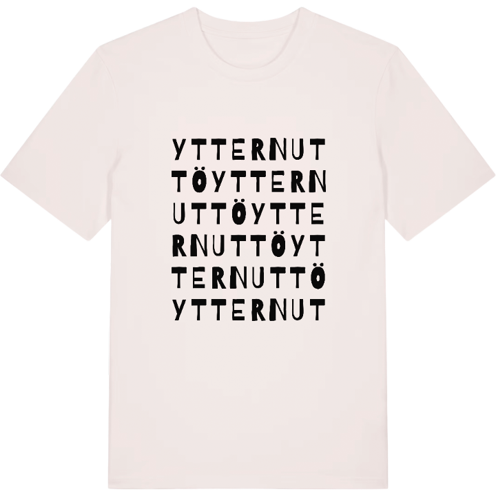 Ytternuttö ordlek t-shirt – t-shirt från PinShirt