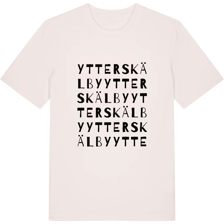 Ytterskälby ordlek t-shirt – t-shirt från PinShirt