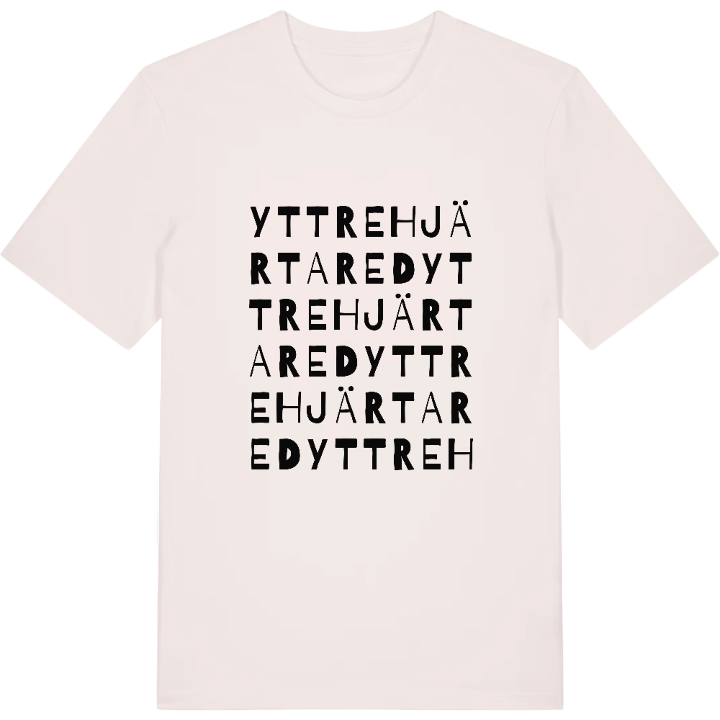 Yttre Hjärtared ordlek t-shirt – t-shirt från PinShirt