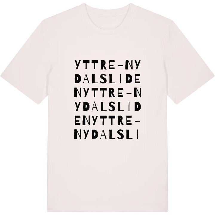 Yttre-Nydalsliden ordlek t-shirt – t-shirt från PinShirt