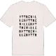 Yttre Vallen ordlek t-shirt