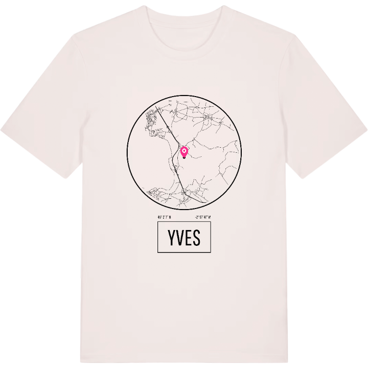 Yves t-shirt – t-shirt från PinShirt